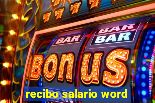 recibo salario word